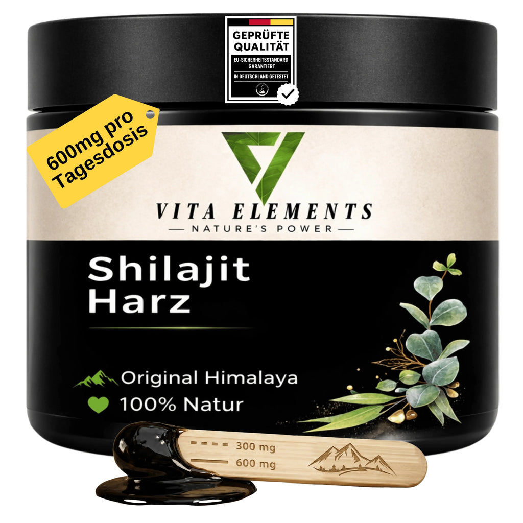 Shilajit Resin | Lab-tested in Germany | Dietary supplement | 100% pure Shilajit resin from the Himalayas | Non-GMO | Gluten- and soy-free | Vegan | 50 grams